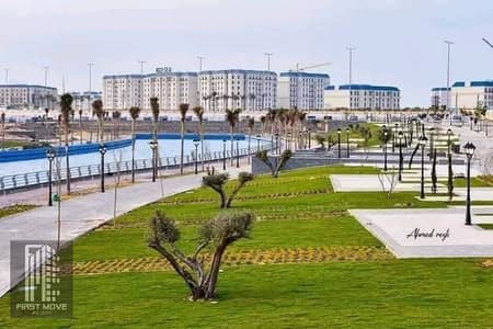 Apartment for sale in the second neighborhood with two bedrooms in Alamein on the North Coast, immediate delivery, fully furnished with a view of the towers and lagoon next to all services, and the price is a bargain