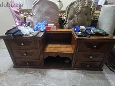 سراحة ٦ درج خشب طبيعي