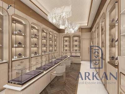 A large shop with only a 5% down payment on the Italian Quarter promenade in 6th of October Gardens. Excellent location and storefront opposite Gama S