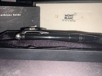 Vintage Montblanc Mesiterstruck Platinum Coated Pen with box and paper