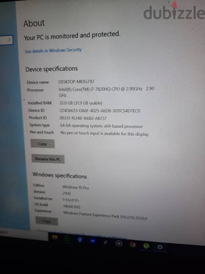 جيل 7 laptop Hp ZBook core i7 g4