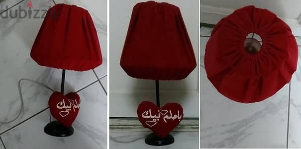 اباجورة قطيفة جديدة