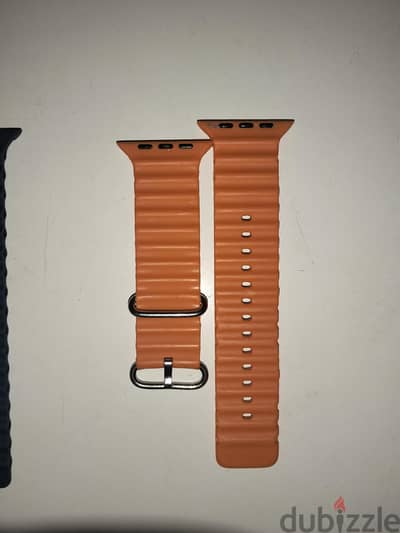 2 strap ساعة سمارت حالة ممتازة مقاسات : 42/44/45/46/49mm حالة ممتازة