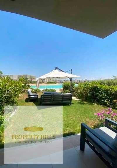 Ground chalet for sale with 3 master bedrooms + nanny room fully finished next to Silver Sands in Double View Lagoon and landscaping with only 5% down payment