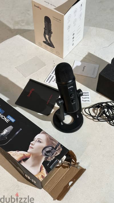 2 mic smallrig for recording and podcast