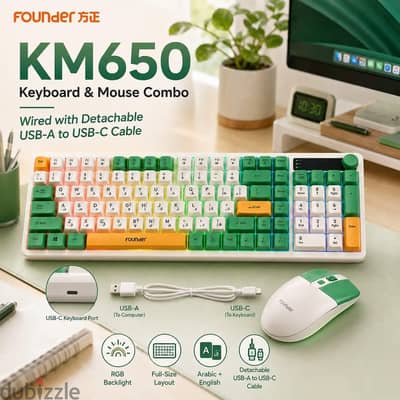 **Founder KM650 Keyboard & Mouse Combo**