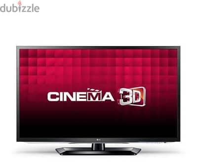 شاشة تليفزيون LG 42  بوصة  بحالة ممتازة  جدااا  بخاصية  3D
