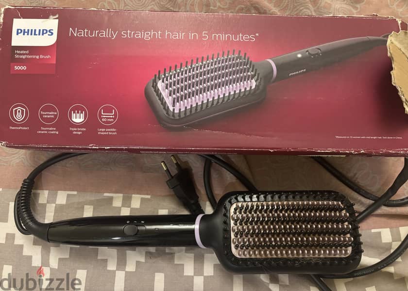 Original Phillips Heated Straightening Brush 1