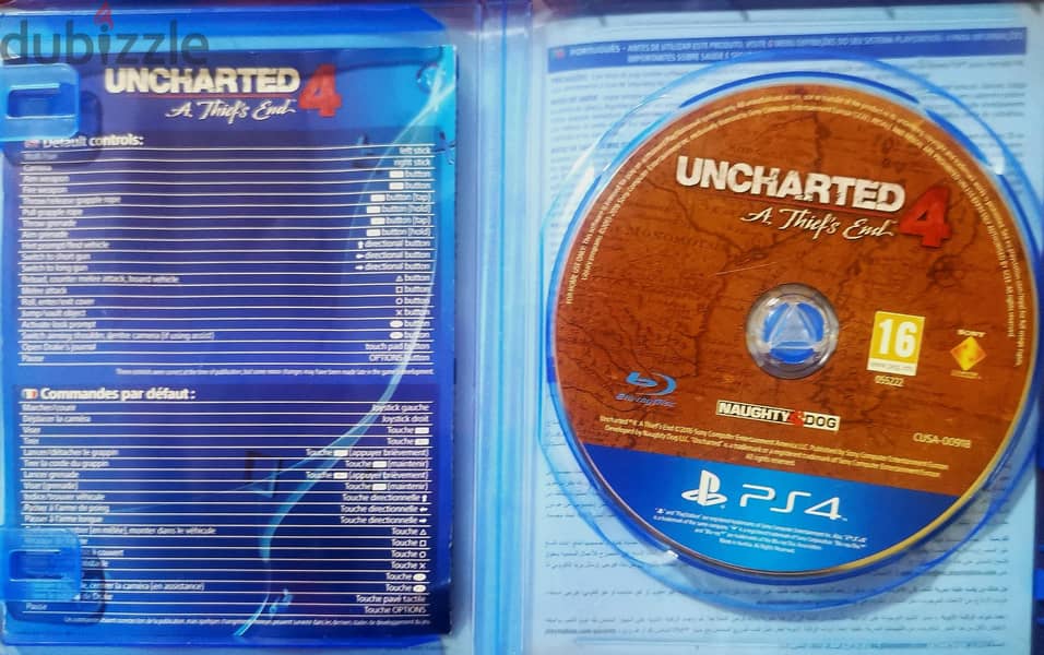 Uncharted 4 PS4 Original Disc - Used 2