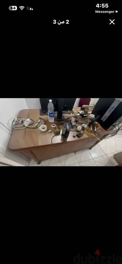 مكتب خشب زان واخد قشره ارو  معمول عموله فى دمياط اقل من نص تمنه