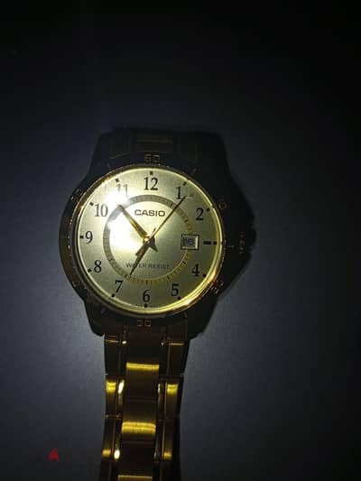 ساعة كاسيو أصلية حريمي موديل  (Casio LTP-V004G-9B