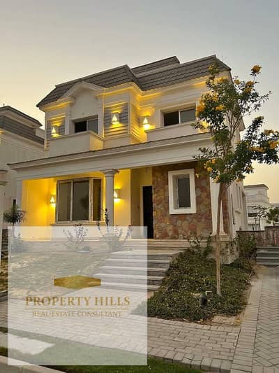 A fully finished villa with air conditioning and a kitchen is for sale at the lowest price in the market in Fifth Settlement.