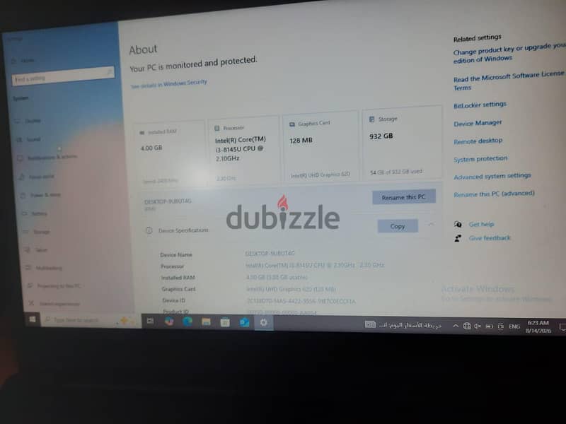 Intel Core i3-8145U 5