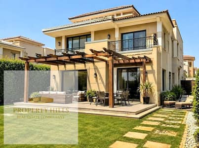 At the lowest price on the market, a standalone villa with a north-facing view, ready for viewing, in one of the best locations in New Cairo – Hyde Park, near Mivida, Road 90, Palm Hills, and AUC.