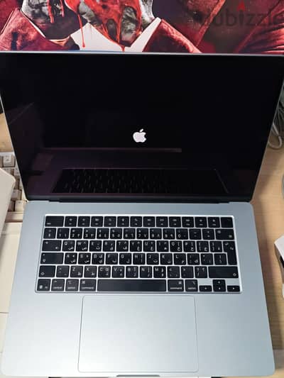 Macbook air 15inch M4.16ram. 256G.  B100%. زيرو