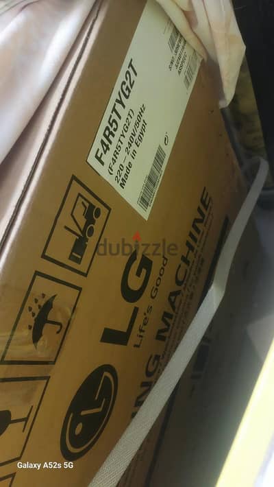 بأقل من سعر السوق، غسالة lg أوتوماتيك ٨ كجم زيرو بالكرتونة والضمان