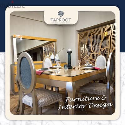 Dinong table with 8 chairs