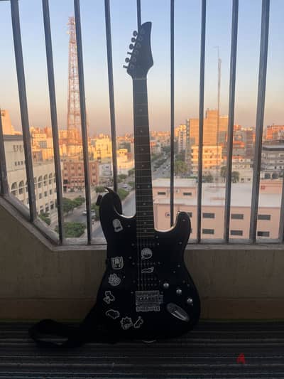 kadence astro man 21fret electric guitar with guitar amp