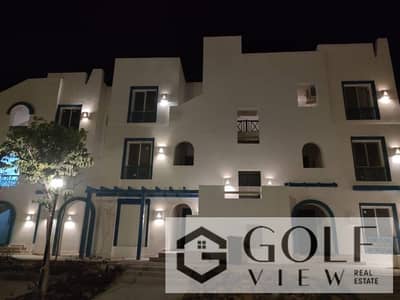 For sale, a twin house chalet, 155 sqm, in Mountain View Ras El Hekma - immediate delivery in the Paros phase (Mountain View Ras El Hekma), fully furn