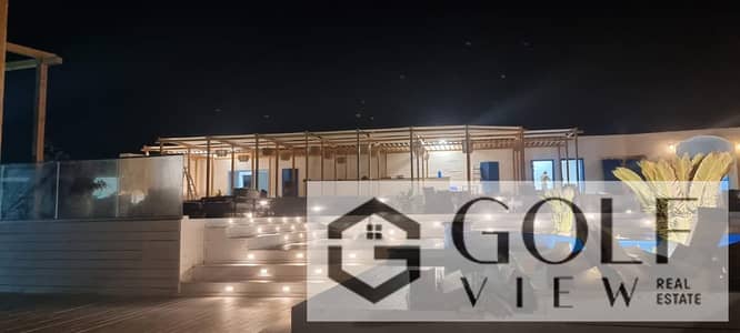 For sale, a twin house chalet, 155 sqm, in Mountain View Ras El Hekma - immediate delivery in the Paros phase (Mountain View Ras El Hekma), fully furn