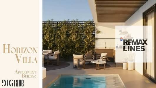 Own a 55 m² studio + 20 m² garden for a total of 75 m² in Deyaf - R8 New Administrative Capital | 20% discount and 30% down payment and 10 years installment