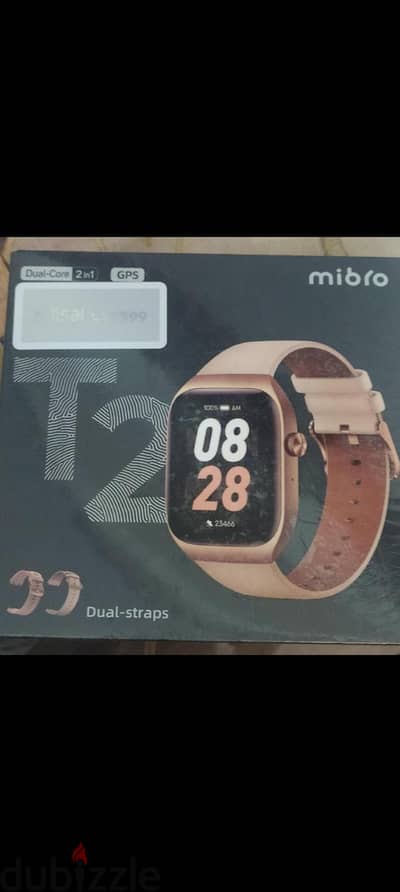 ساعة سمارت mibro t2  جديد لم تسخدم نهائي ببرشام العلبه
