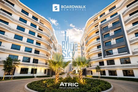 With a **Down Payment of EGP 750,000**, Get Your **Ready-to-Move Apartment** in **Boardwalk Compound, R7**, Directly on **Central Park**, in the Heart