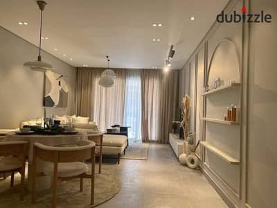 شقة متشطبة بالتكييفات مع DORRA فى كمبوند Village West ارقي مشروع في الشيخ زايد القديمه
