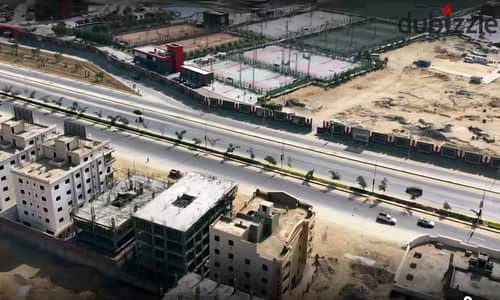 امام النادى الاهلى شقة 240م بالتقسيط على 3 سنوات