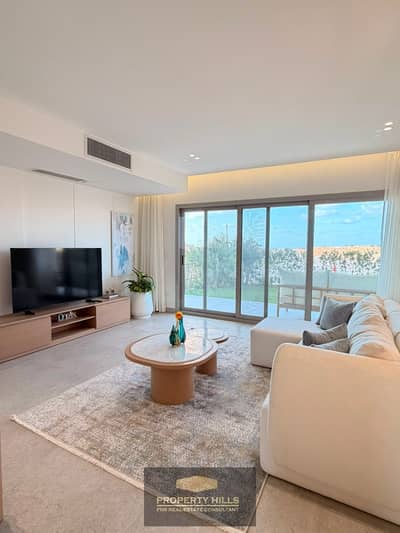 Receive a fully finished apartment with air conditioning and a kitchen in Golden Square, Fifth Settlement, near Mivida.
