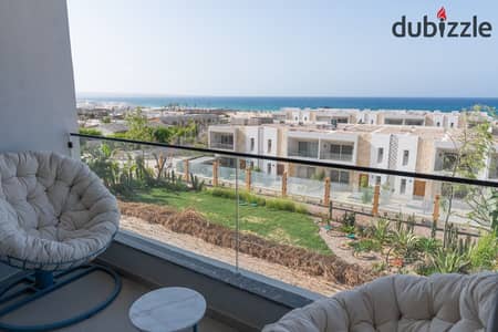 Enjoy a luxurious experience on the North Coast with a direct sea view—townhouse for rent in Ras El Hekma, North Coast.