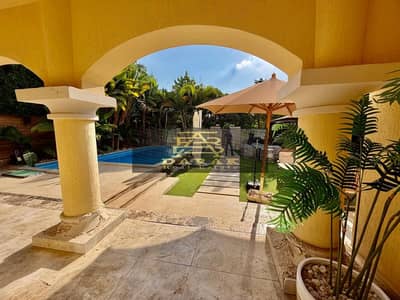 Luxury detached villa for sale in Madinaty with a swimming pool on a larger wide garden, special finishing