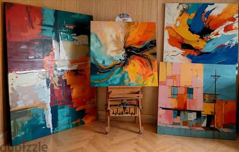 لوحات مودرن رسم احترافي