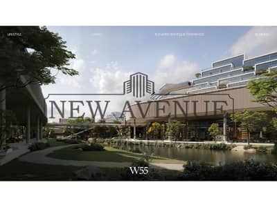 مكتب إداري أو عيادة 197 متر للبيع في W55 من waterway القاهرة الجديدة  بالتقسيط