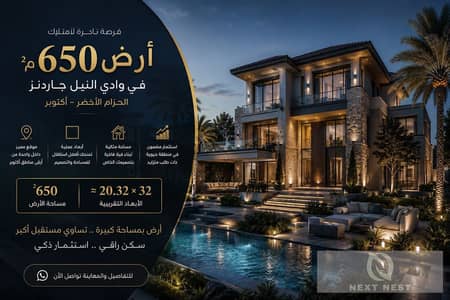 Prime Land Plot for Sale in wady elnile gardenz