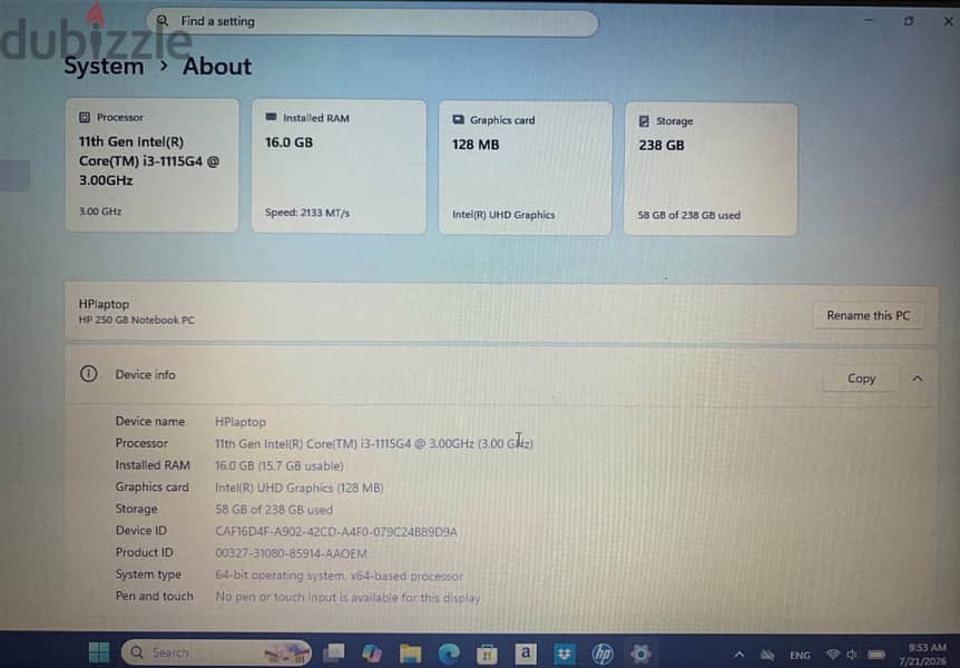 Hp Laptop 2