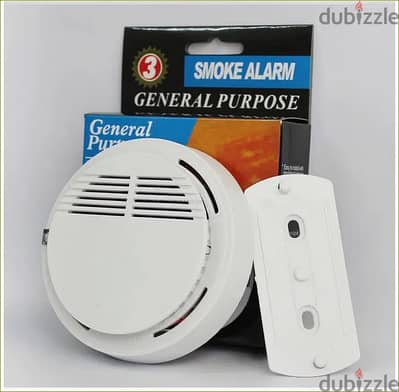 كاشف انذار دخان بالبطارية Smoke Alarm