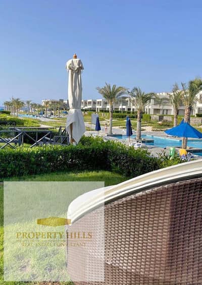 Lowest price chalet in Garden for immediate sale from La Vista, direct sea view, fully finished - La Vista Ras Al Hikmah - North Coast
