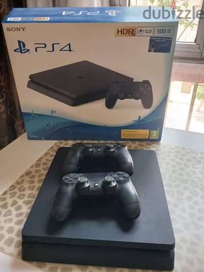 Ps4 slim 500 gb + 2 controllers