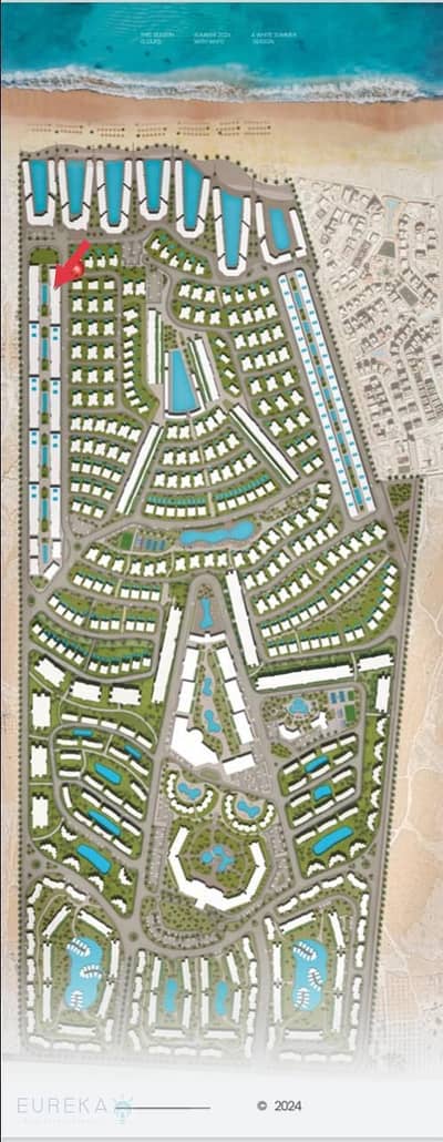 Chalet for sale, immediate delivery at Direction White, Ras El Hekma | 200m + 50m garden | 3 rooms | cash