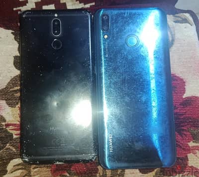 موبايلين Huawei للبيع للتصليح أو قطع الغيار