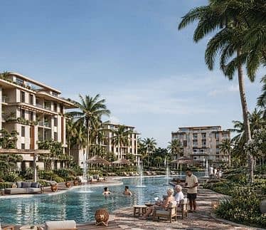 للبيع شقة 100م في كمبوند CALISTA GARDENS كاليستا جاردنز حدائق أكتوبر سعر اللونش +خصم اللونش