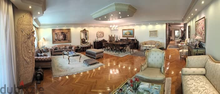 350m 4 Bed-4Bath + Private Car Garage & Furnished - EL FORSAN TOWER