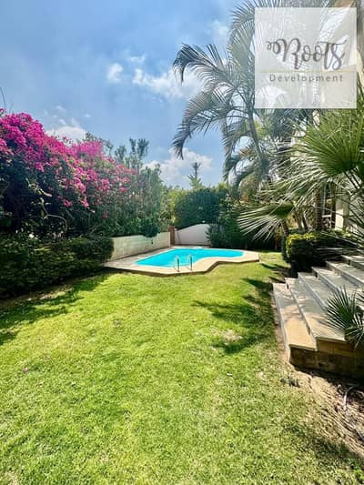 For Rent Standalone Villa Modern Fully Furnished with Swimming Pool ,Landscape view ,in North 90 Street in Katameya Hills, New Cairo.