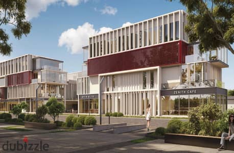 Finished admin office for sale in Sheikh Zayed on Waslet Dahshour Road