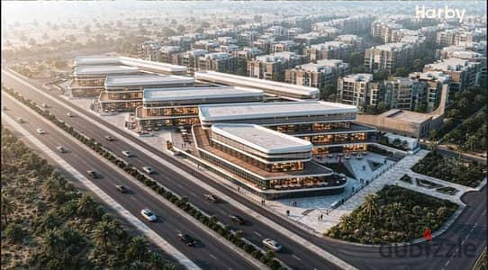 55m finished office for sale in Seven Complex Mall October Gardens. Prime Zewail Road location 10%down payment installments up to 8years high ROI