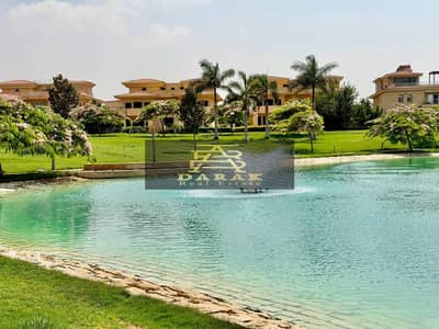 Villa for sale in Madinaty with the largest panoramic view of the lakes, luxurious hotel-ready for residence, 4 rooms