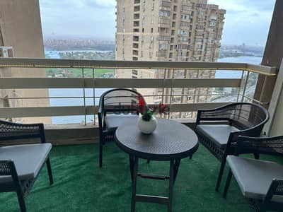 شقة للايجار مفروش في كورنيش النيل المعادي