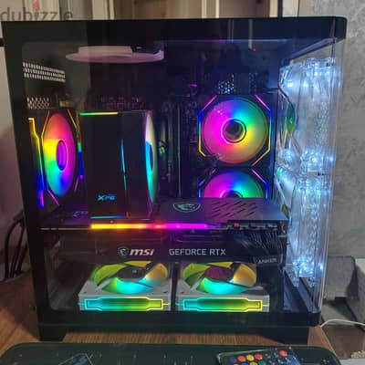  Gaming PC كامل للبيع – RTX 3080 12GB + i5-14400F + شاشة 2K 165Hz 
