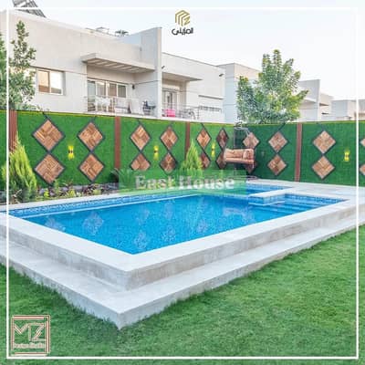 فيلا خاصة للبيع في مدينتي – نموذج K بالفرش والاجهزه امام الخدامات